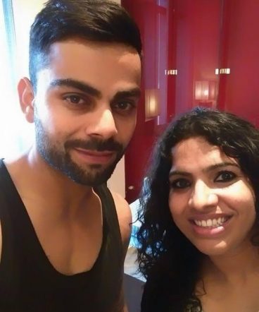 Rubina shares a proud moment with the legendary cricketer Virat Kohli Rubina shares a proud moment with the legendary cricketer Virat Kohli